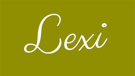 Lexi in cursive - Looking for Bubbly fonts? Click to find the best 114 free fonts in the Bubbly style. Every font is free to download!